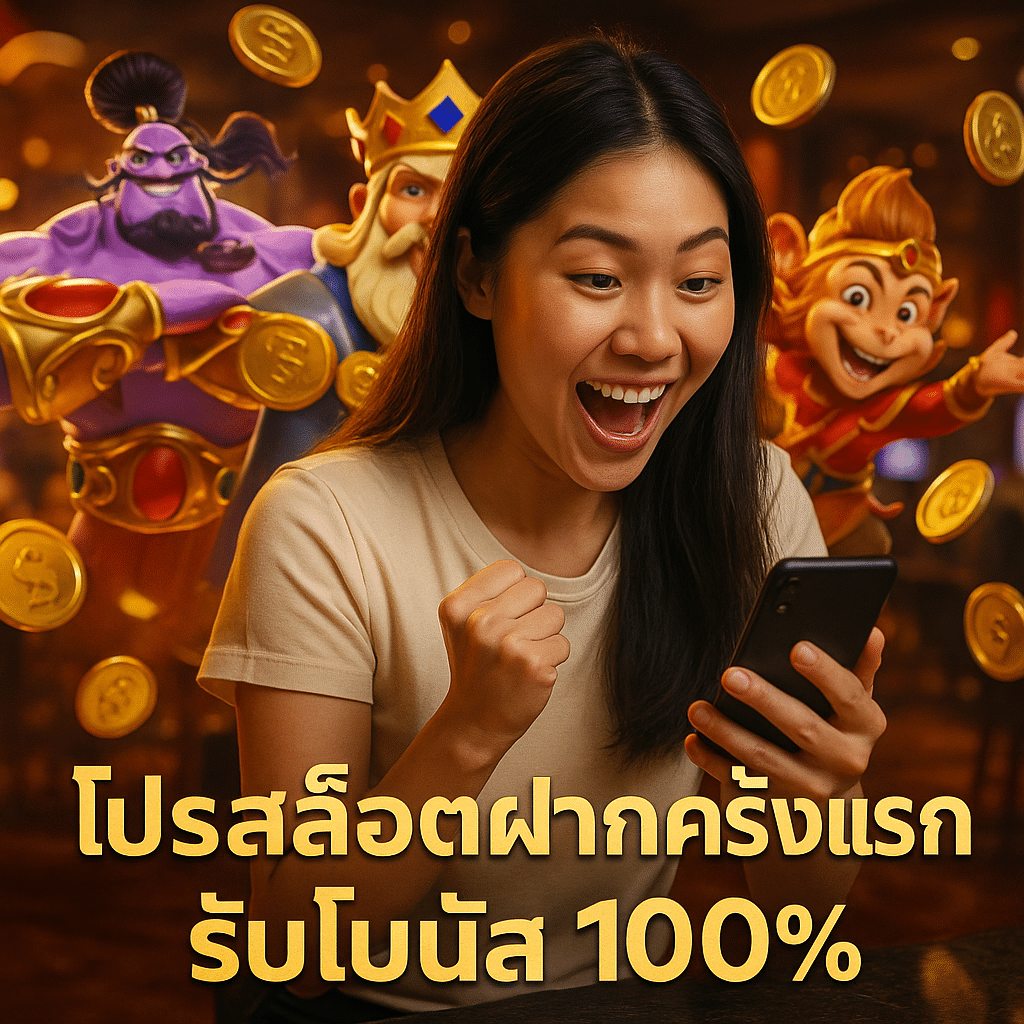 โปรสล็อตฝากครั้งแรก รับโบนัส 100%