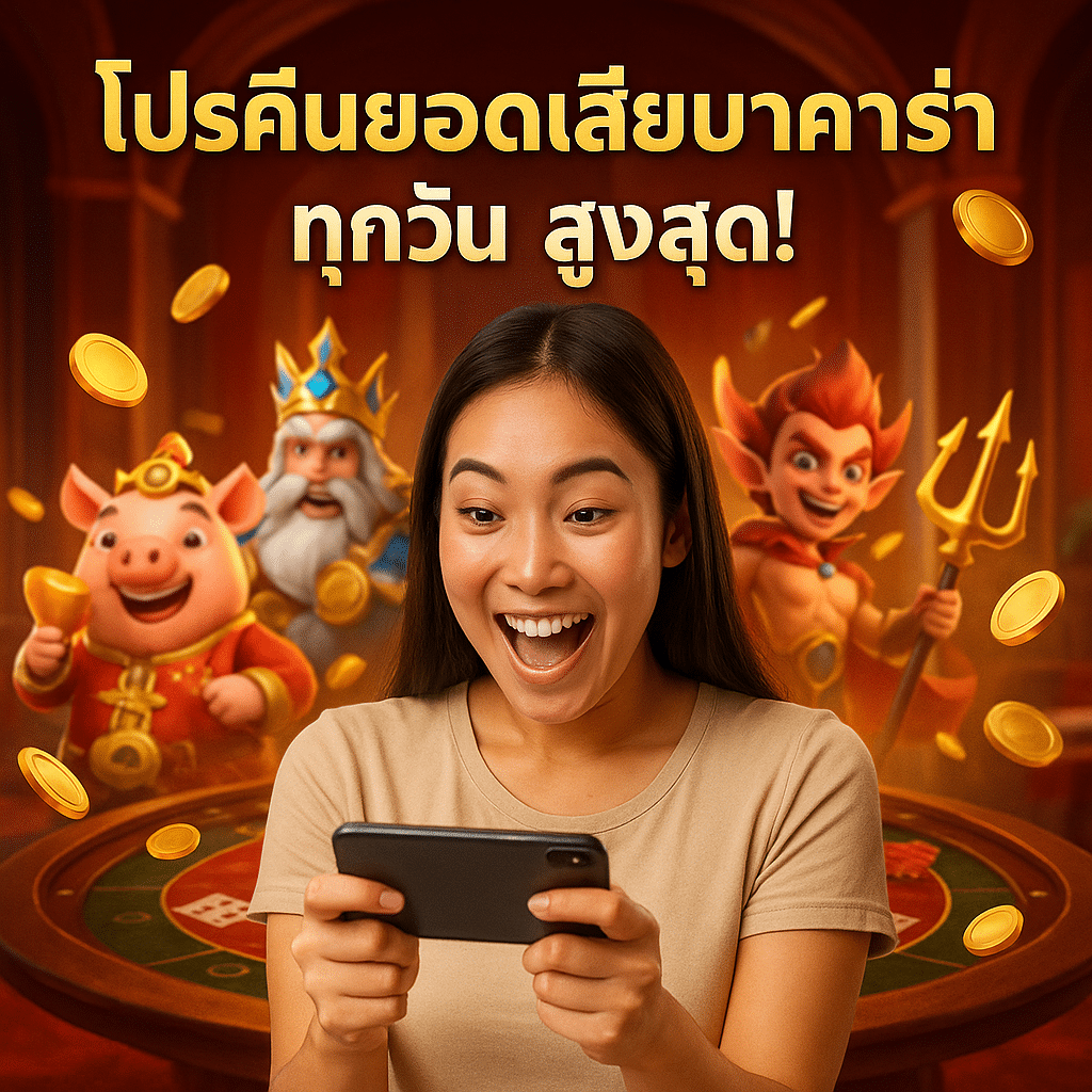 โปรคืนยอดเสียบาคาร่า ทุกวัน สูงสุด!