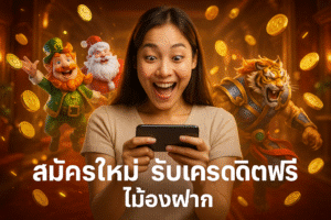 สมัครใหม่ รับเครดิตฟรี ไม่ต้องฝาก