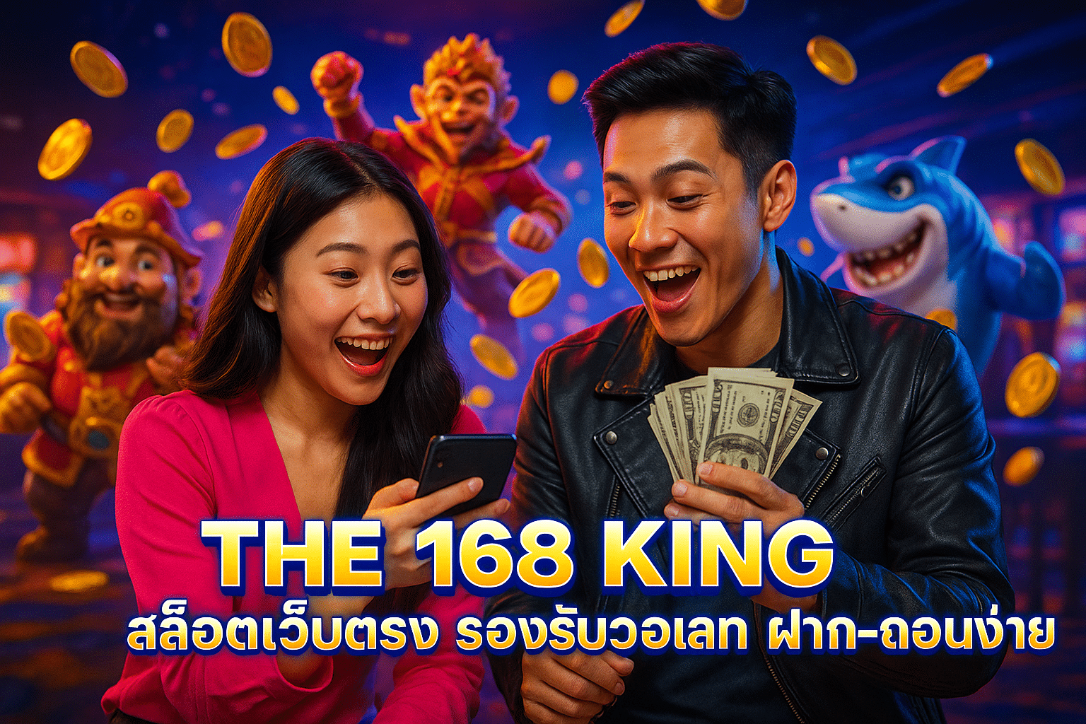 THE 168 KING สล็อตเว็บตรง รองรับวอเลท ฝาก-ถอนง่าย