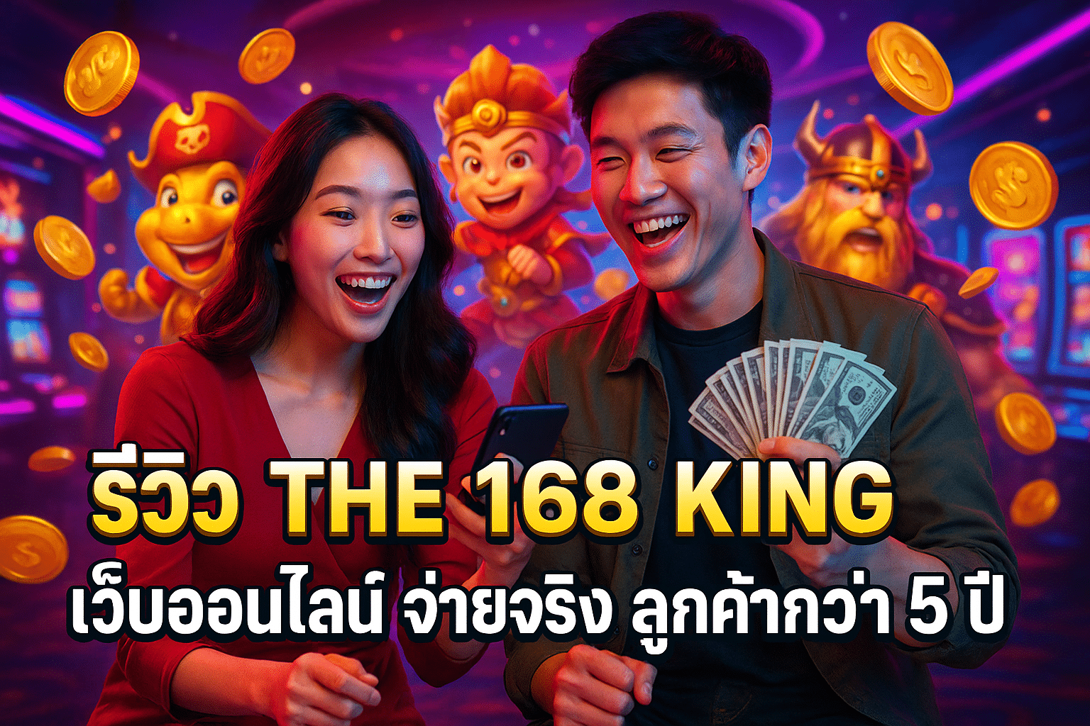 รีวิว THE 168 KING เว็บออนไลน์ จ่ายจริง ลูกค้ากว่า 5 ปี