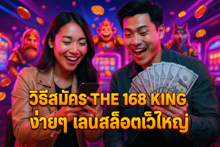 วิธีสมัคร THE 168 KING ง่ายๆ เล่นสล็อตเว็บใหญ่